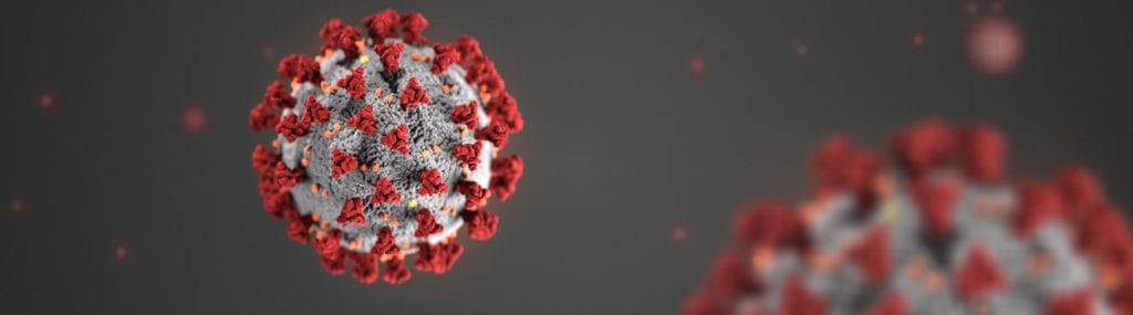 COVID-19 molecule.